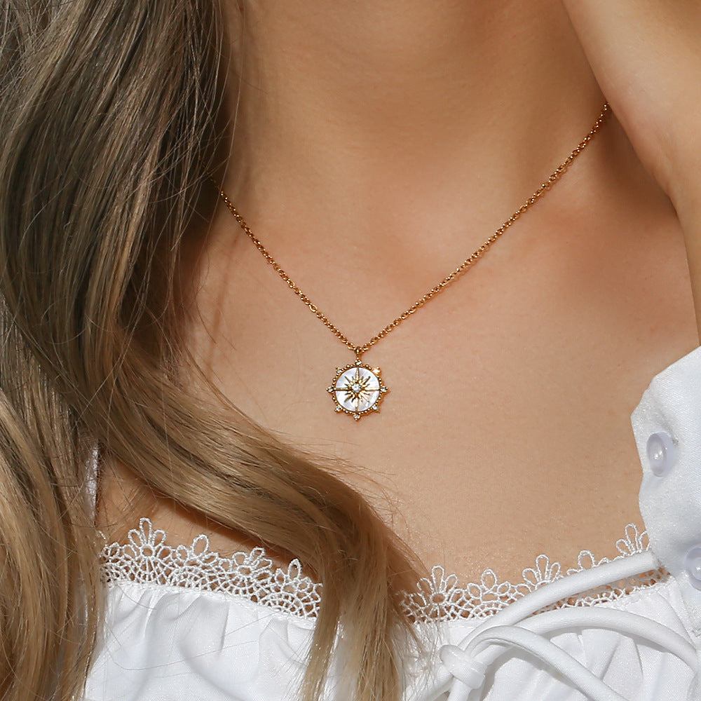 Starburst Compass Necklace