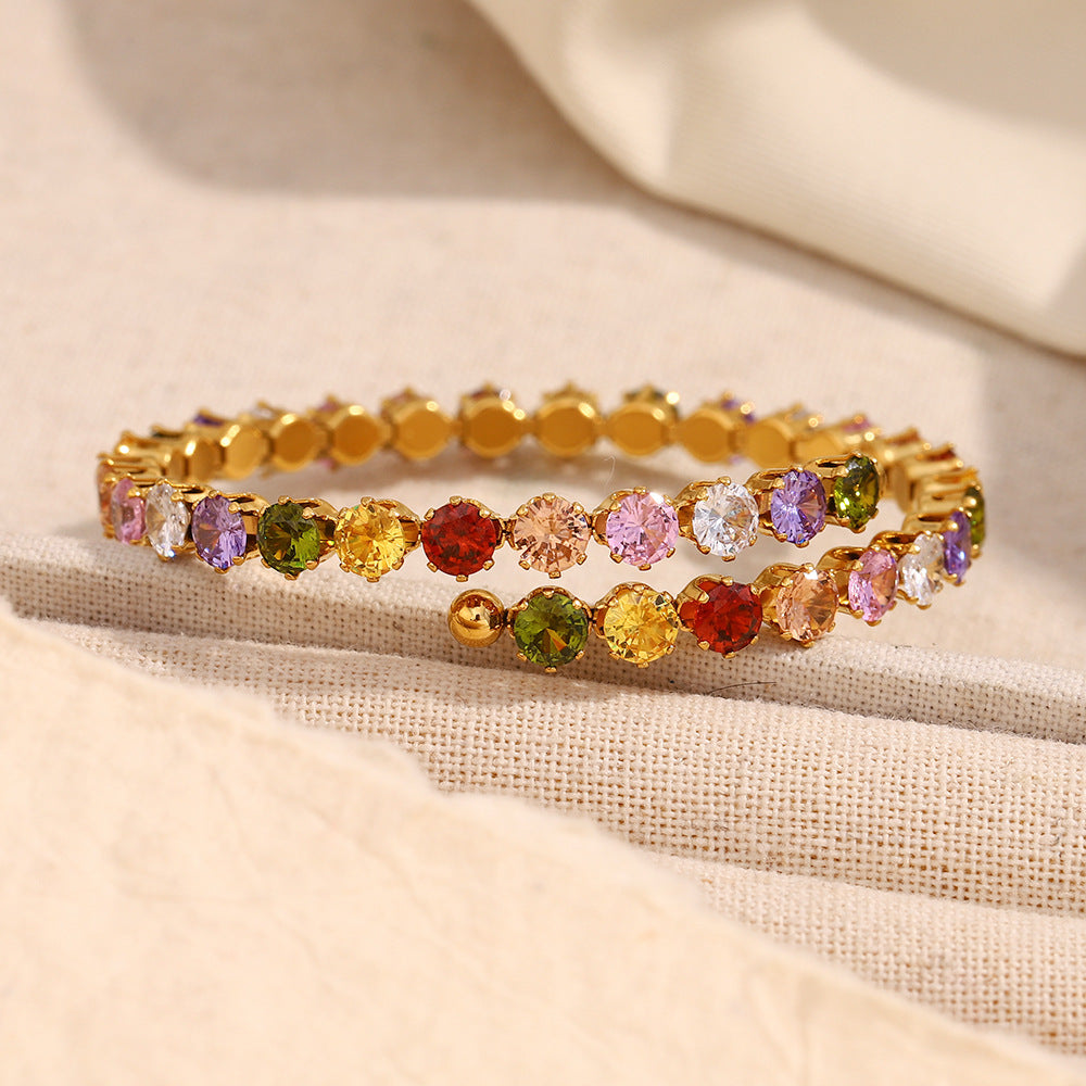 Rainbow Wrap Bangle