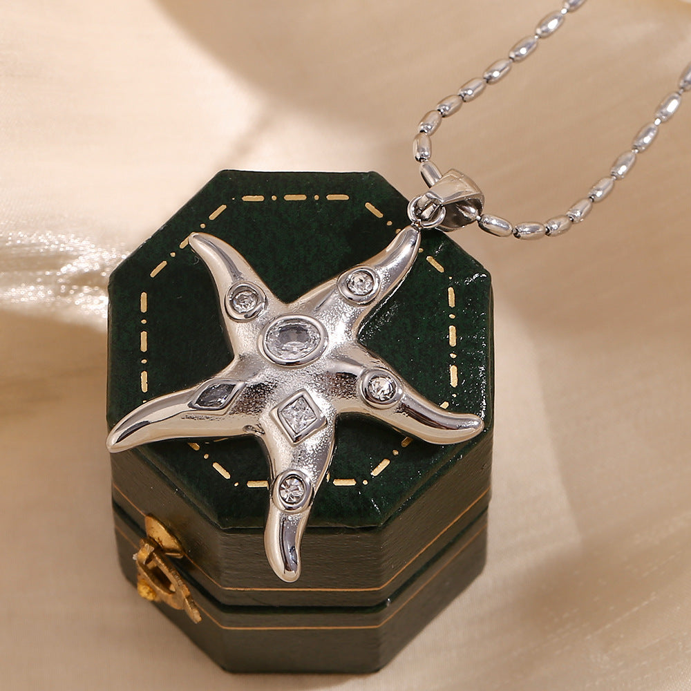 Geometric Starfish Necklace