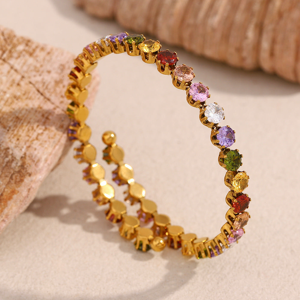 Rainbow Wrap Bangle