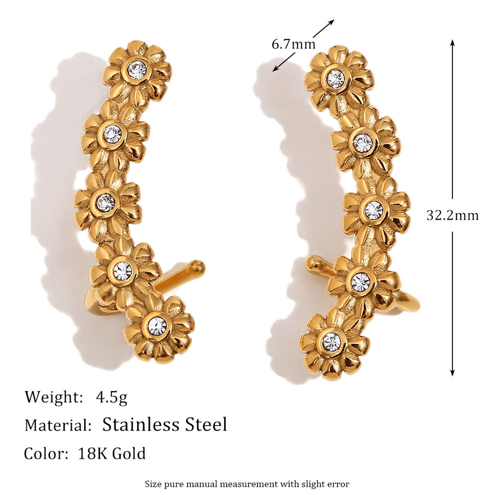 Daisy Vine Ear Climbers