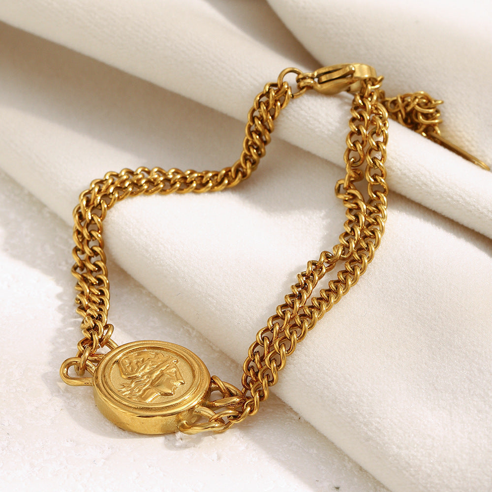 Roman Coin Bracelet