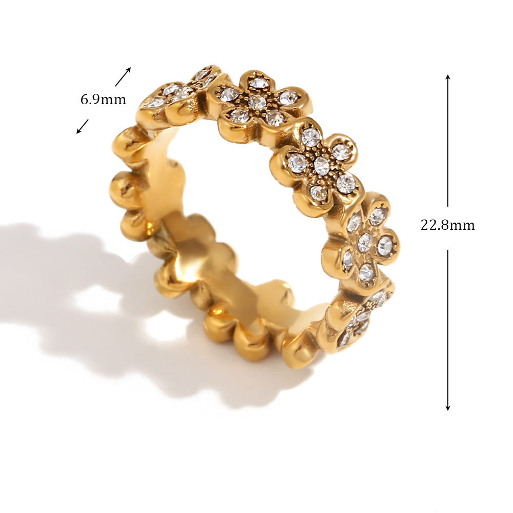 Floral Eternity Ring