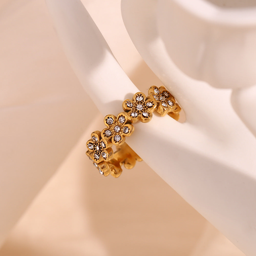 Floral Eternity Ring