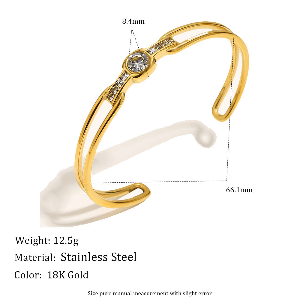 Split-Band Timepiece Cuff