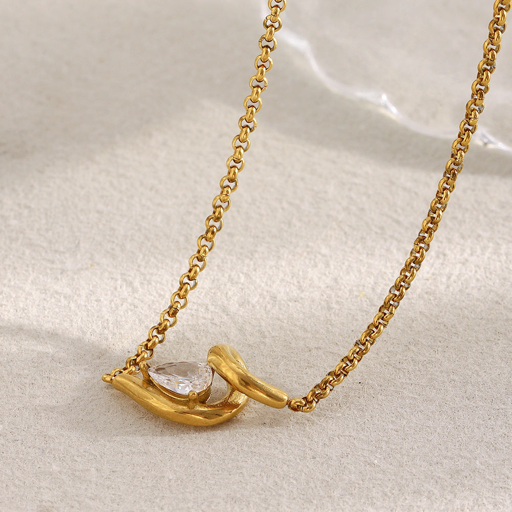 Molten Teardrop Necklace