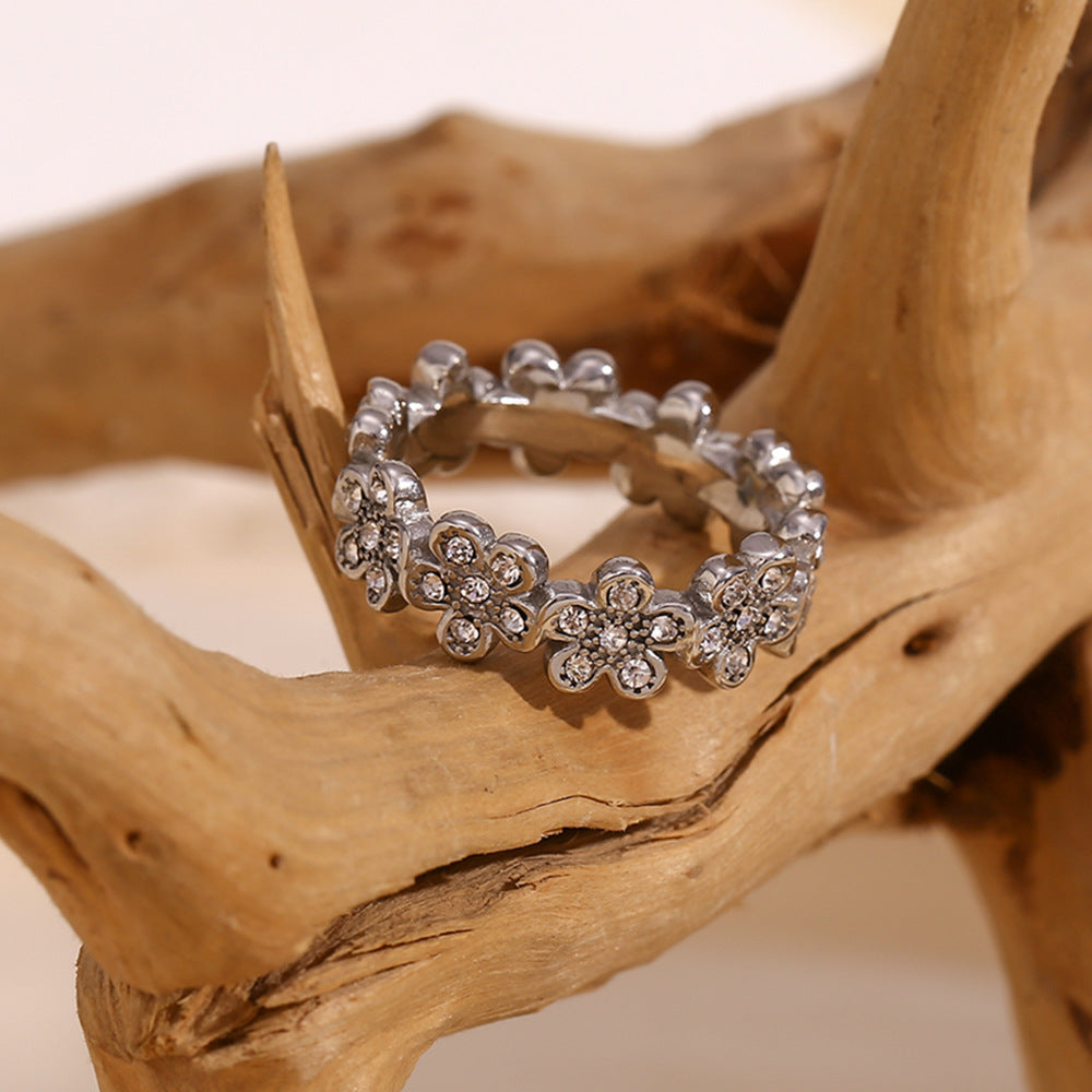 Floral Eternity Ring