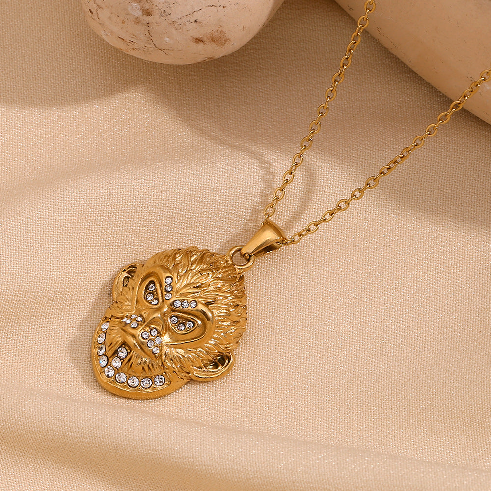 Wukong Monkey Head Necklace