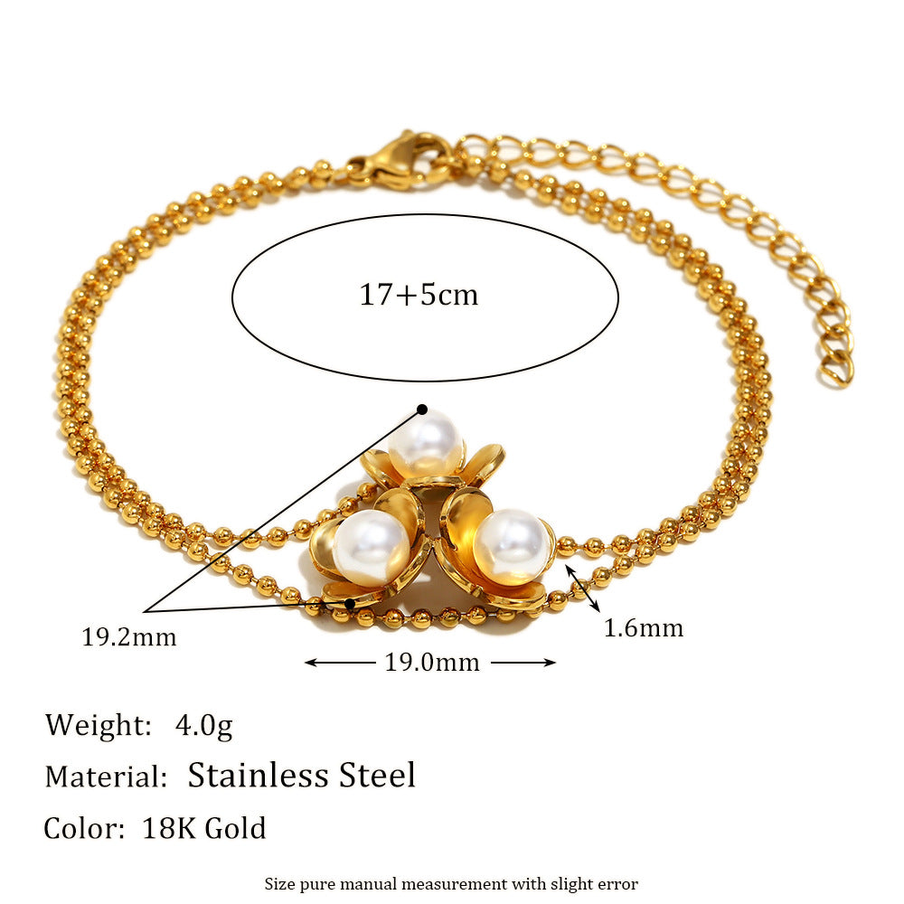 Pearl Flower Bracelet
