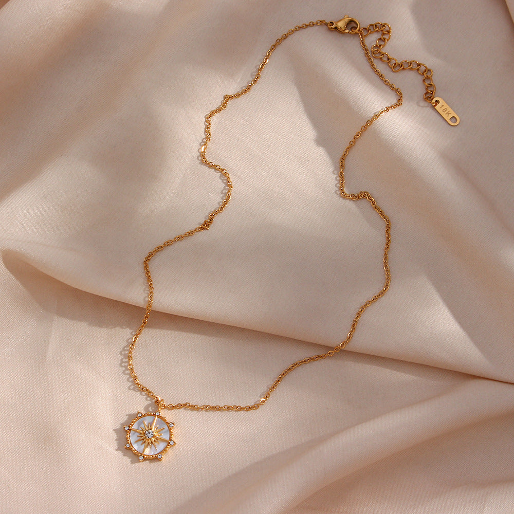 Starburst Compass Necklace