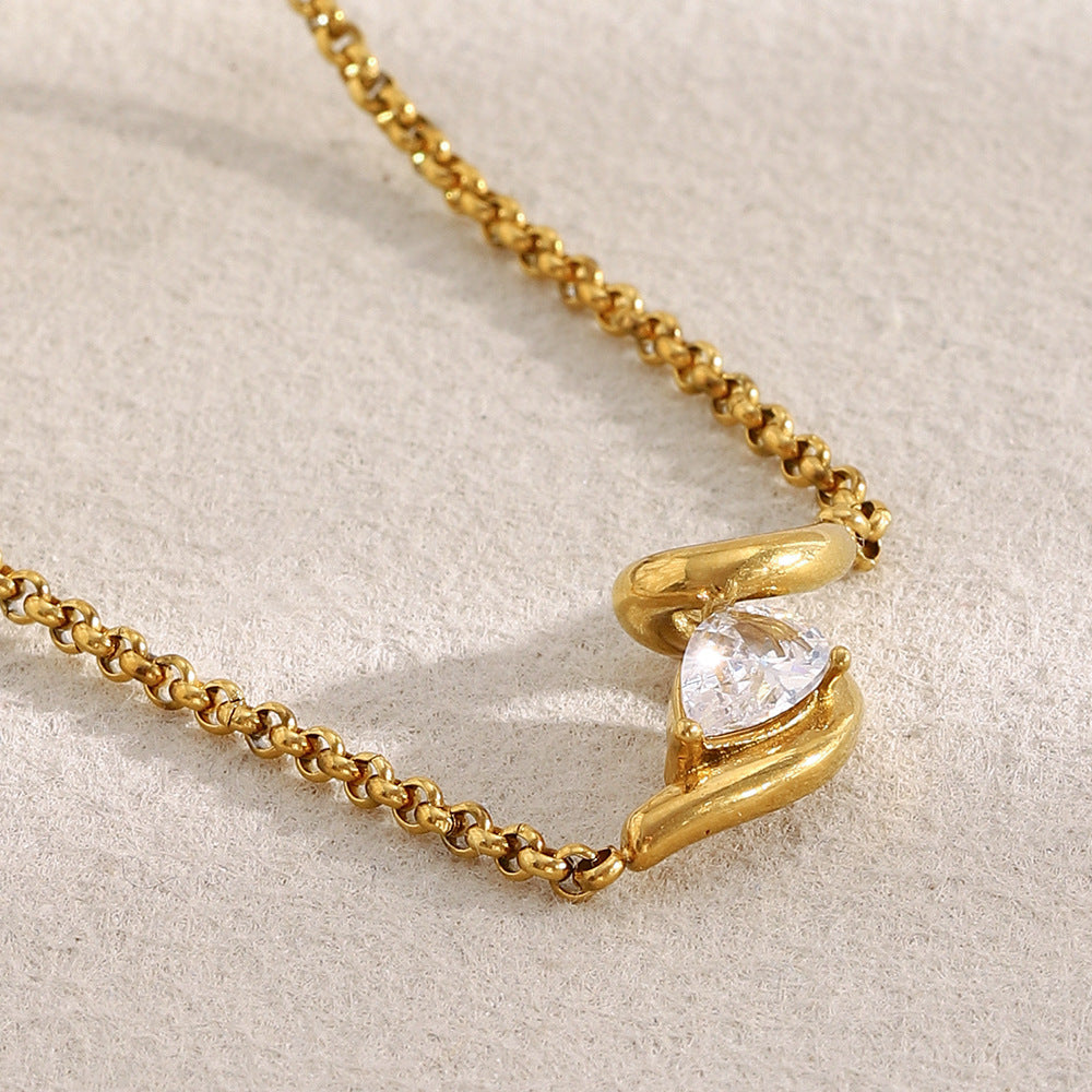 Molten Teardrop Necklace