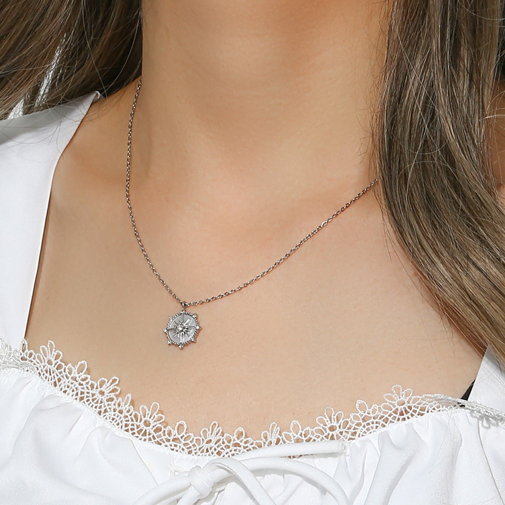 Starburst Compass Necklace