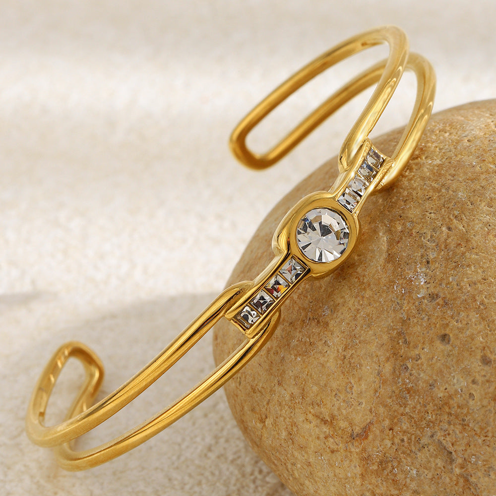 Split-Band Timepiece Cuff