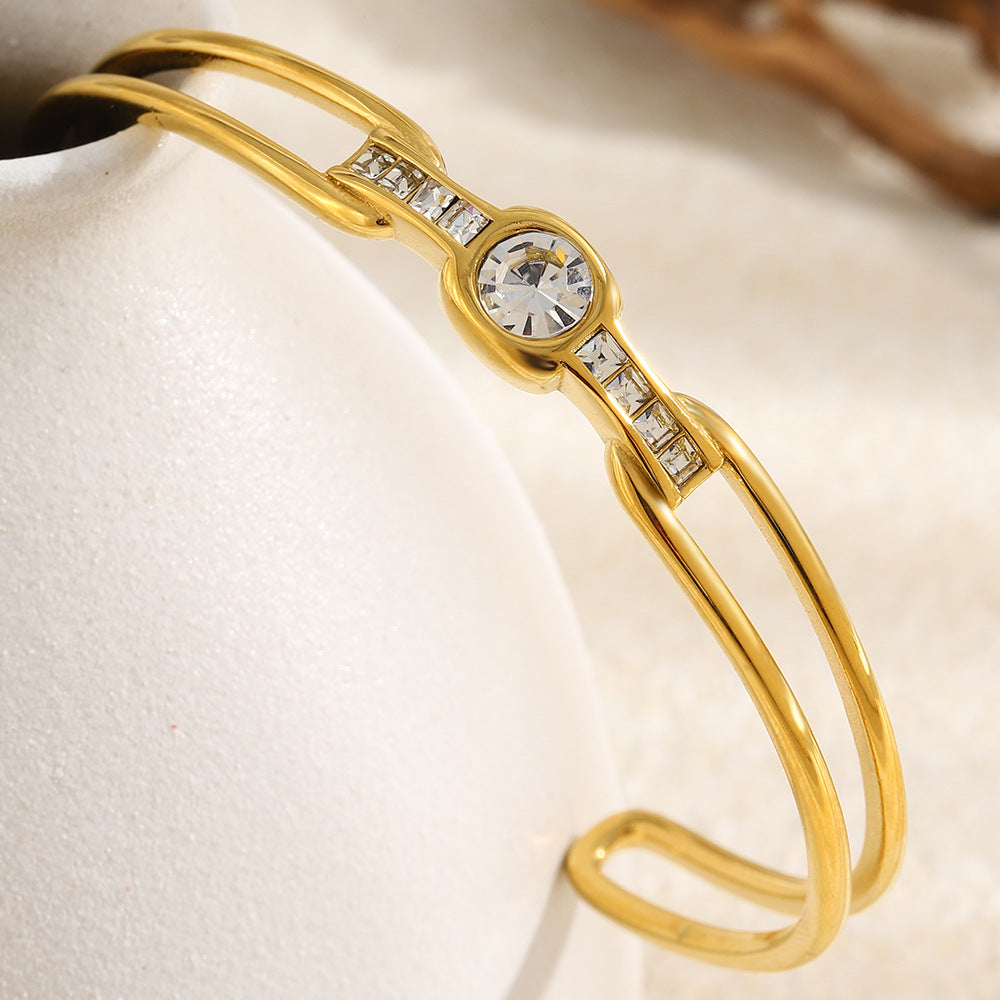 Split-Band Timepiece Cuff
