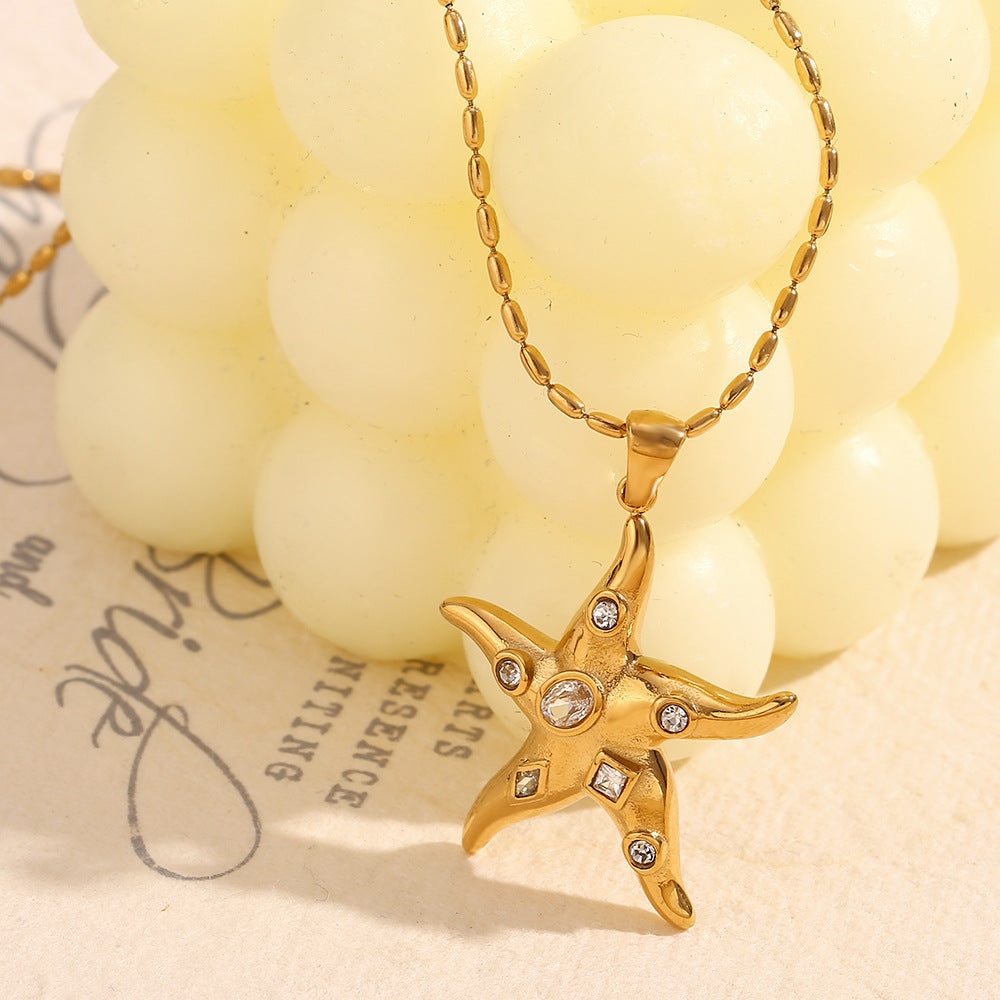 Geometric Starfish Necklace
