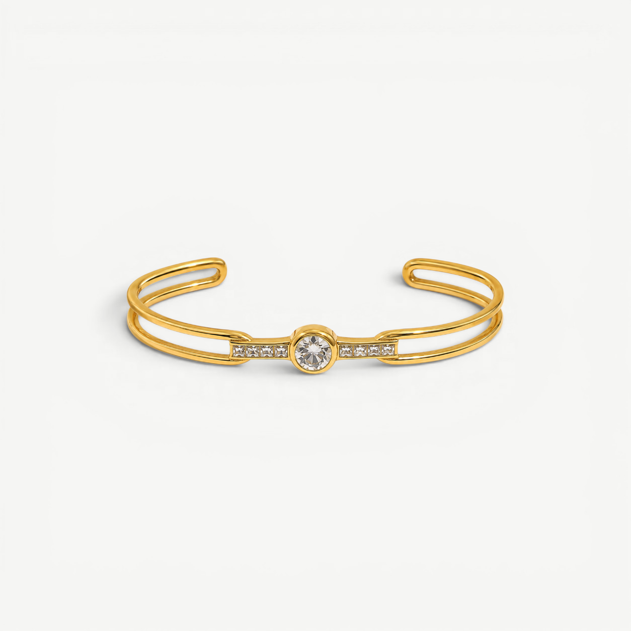 Split-Band Timepiece Cuff