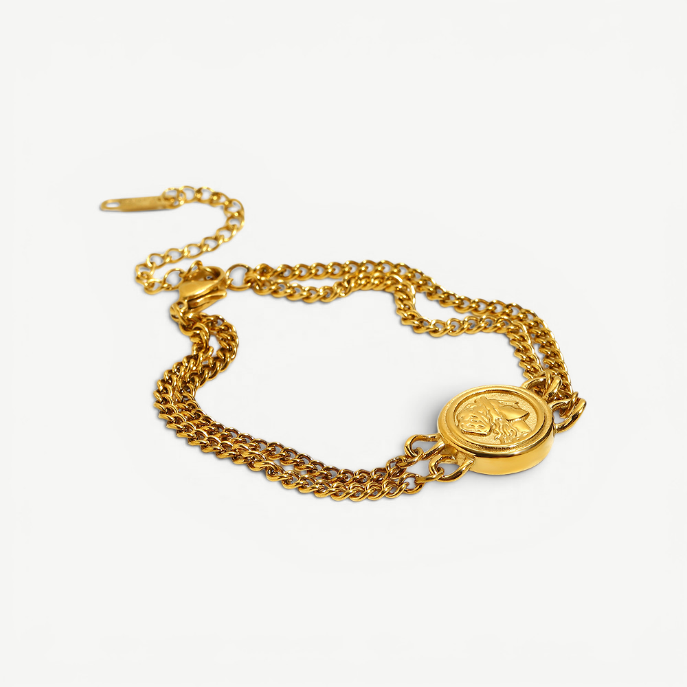Roman Coin Bracelet