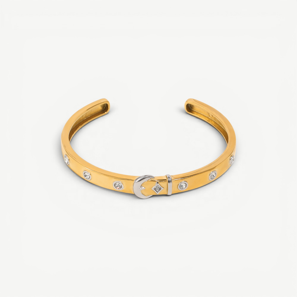 Celestial Belt Buckle Cuff Bangle
