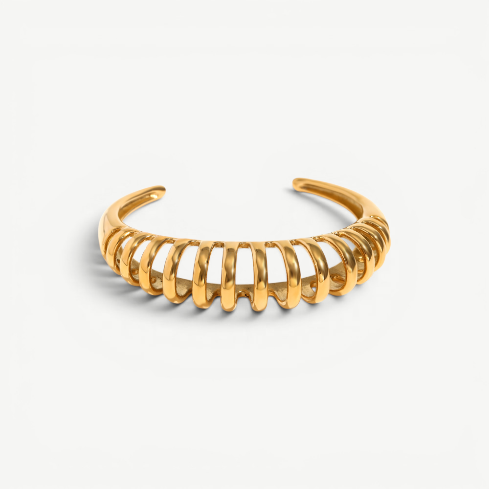 Openwork Ribbed Cuff