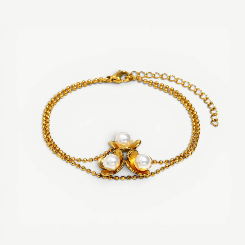 Pearl Flower Bracelet