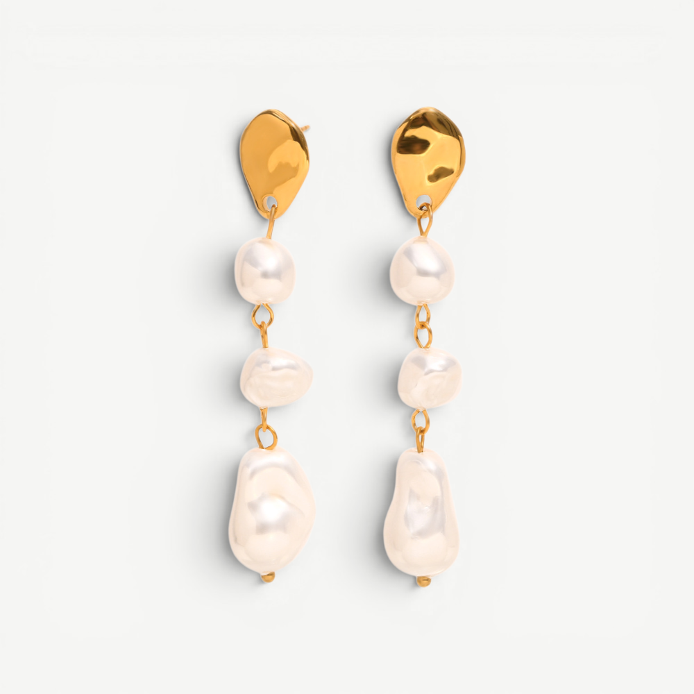 Baroque Pearl Drop Earrings