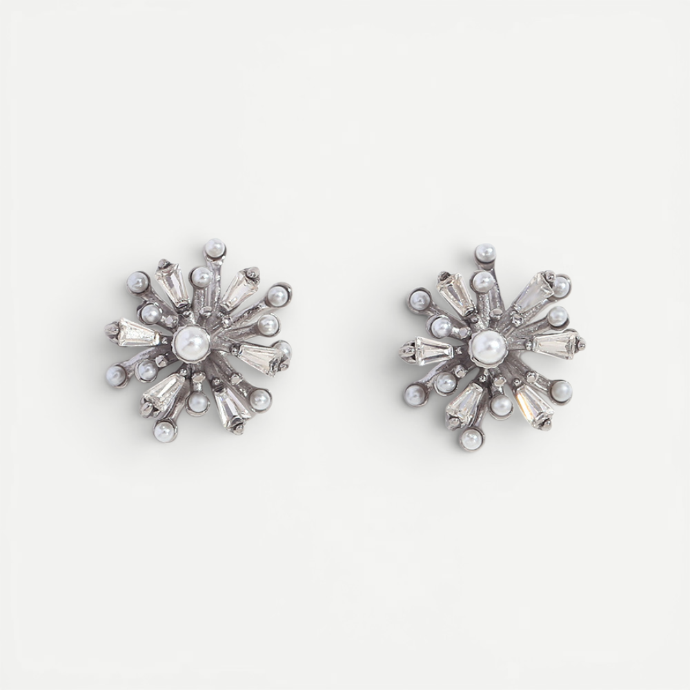 Starburst Pearl Earrings