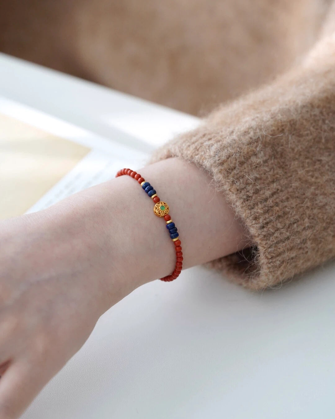 Ember–Sky Harmony Bracelet