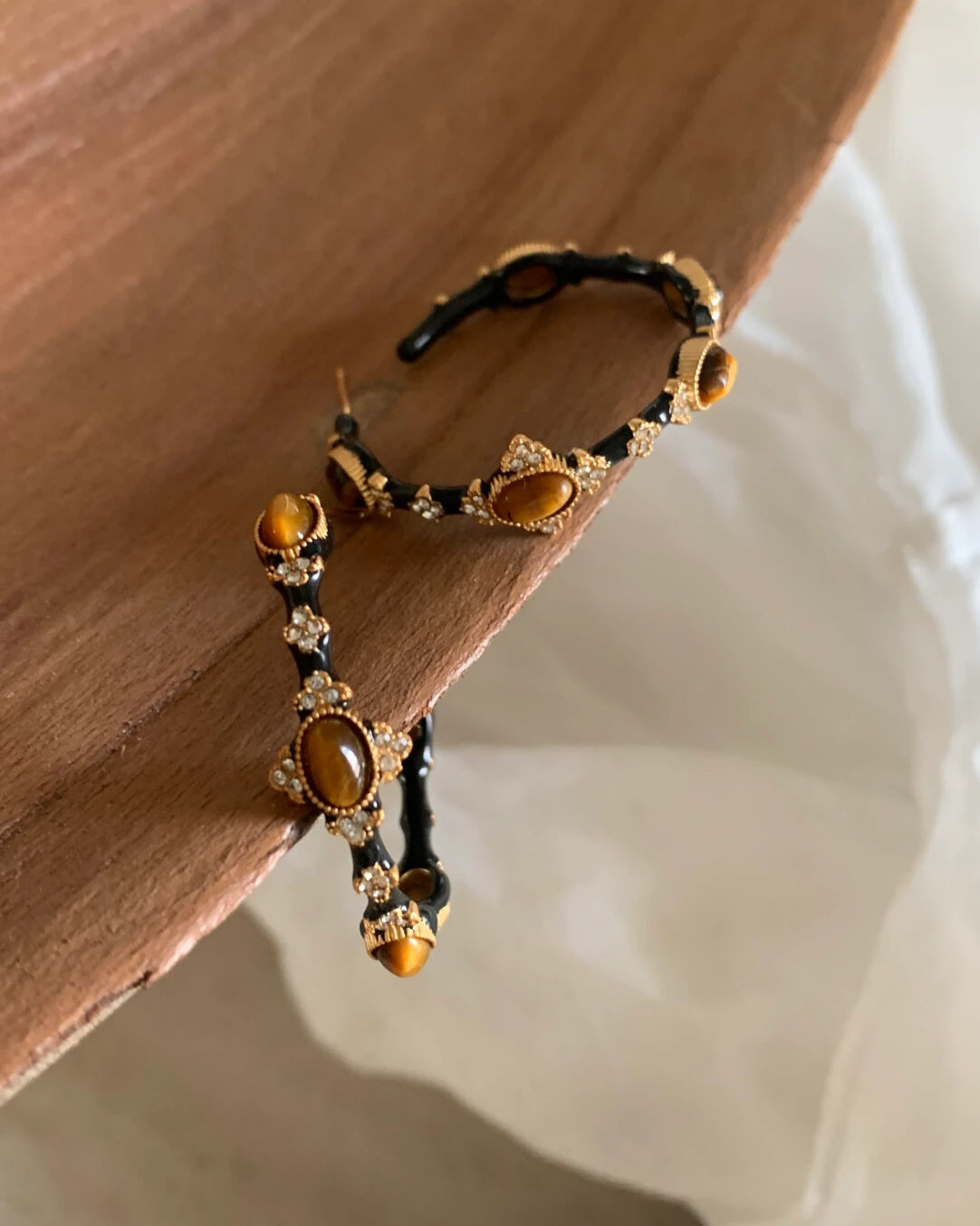 Steady Gaze Spark Hoop Earrings