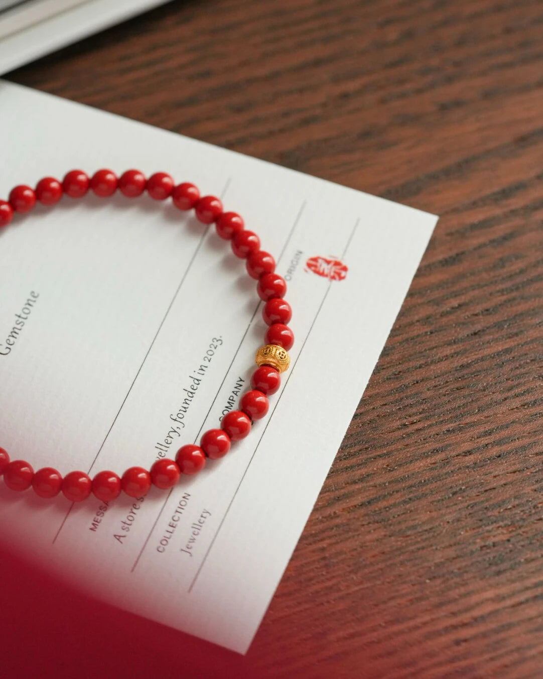 Vermilion Quiet Pulse Bracelet