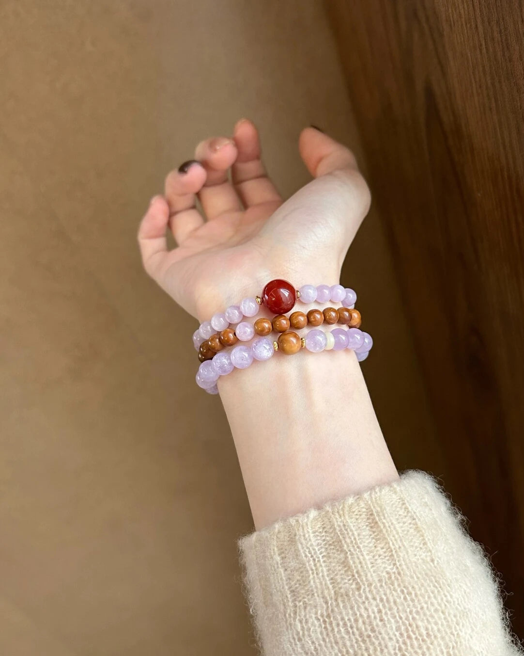 Grove-Lilac Resolve Double-Wrap Bracelet