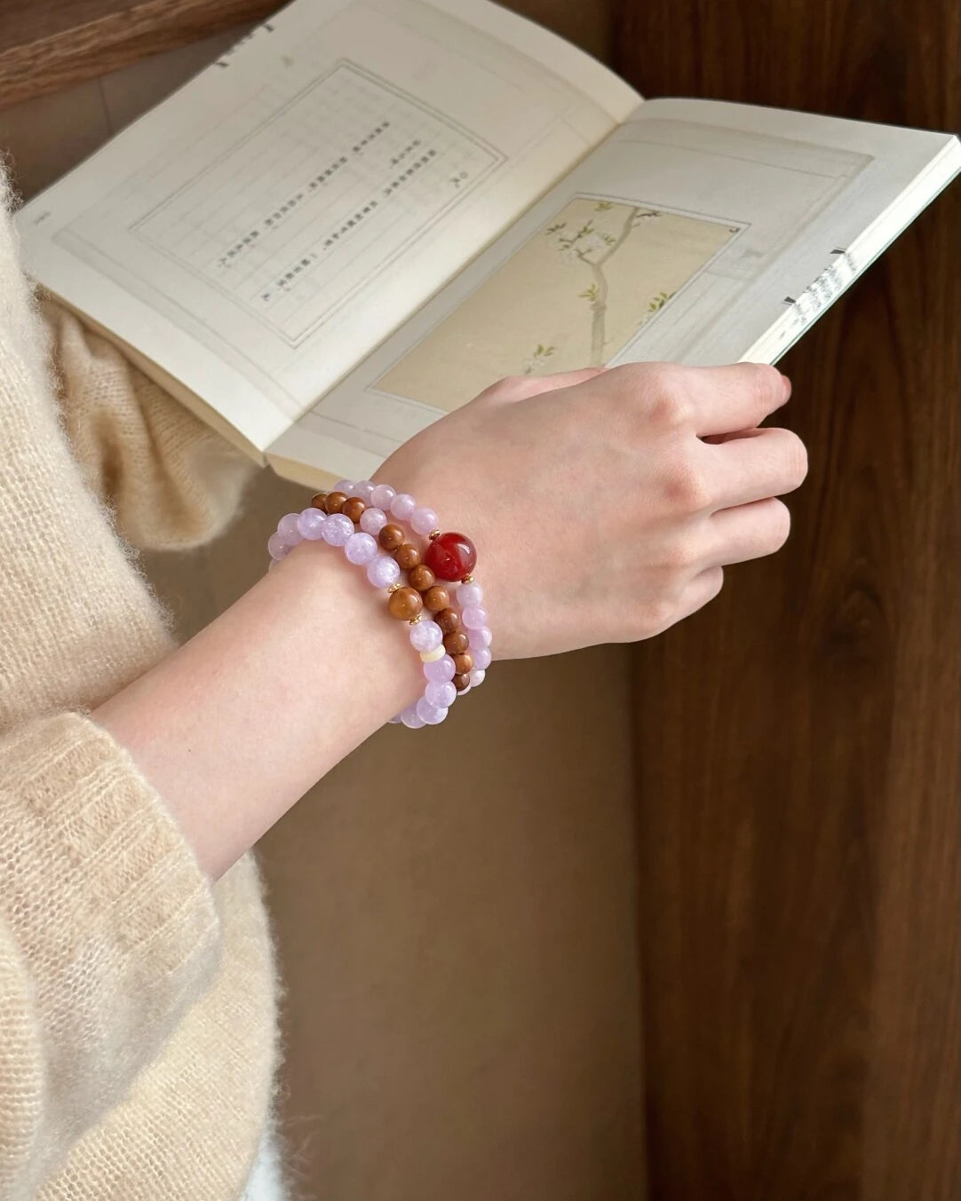 Grove-Lilac Resolve Double-Wrap Bracelet