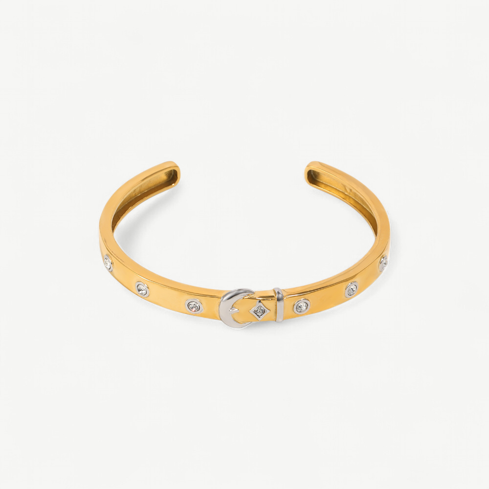 Celestial Belt Buckle Cuff Bangle