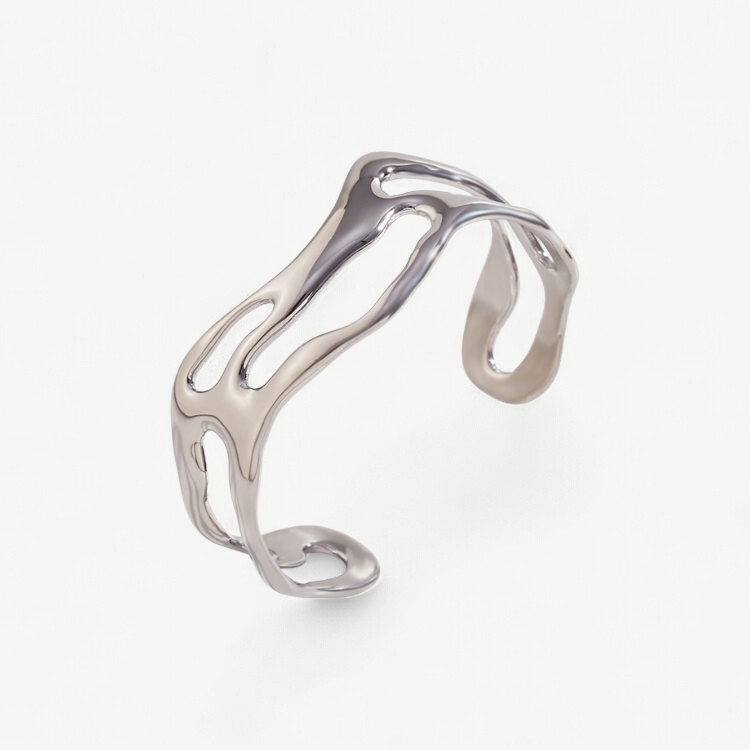 Sculptural Cut-Out Cuff