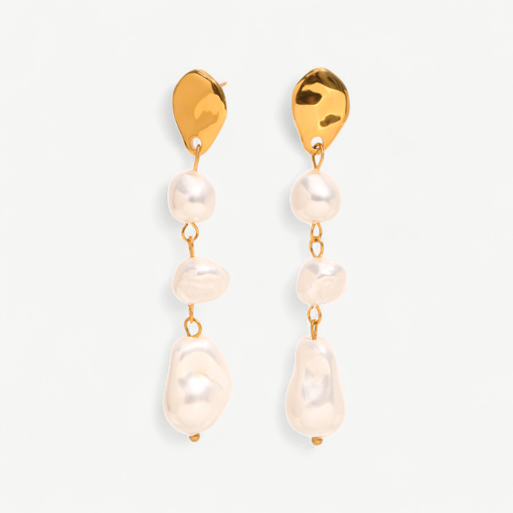 Baroque Pearl Drop Earrings