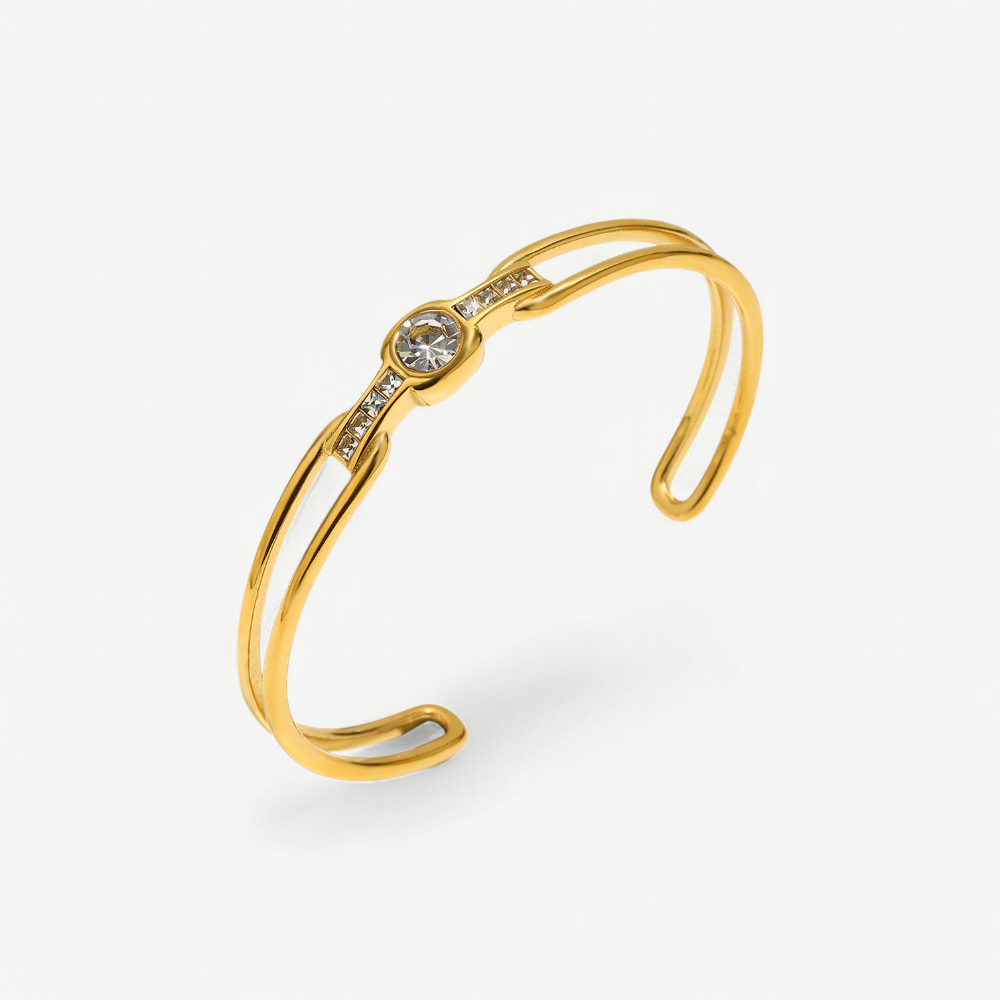 Split-Band Timepiece Cuff