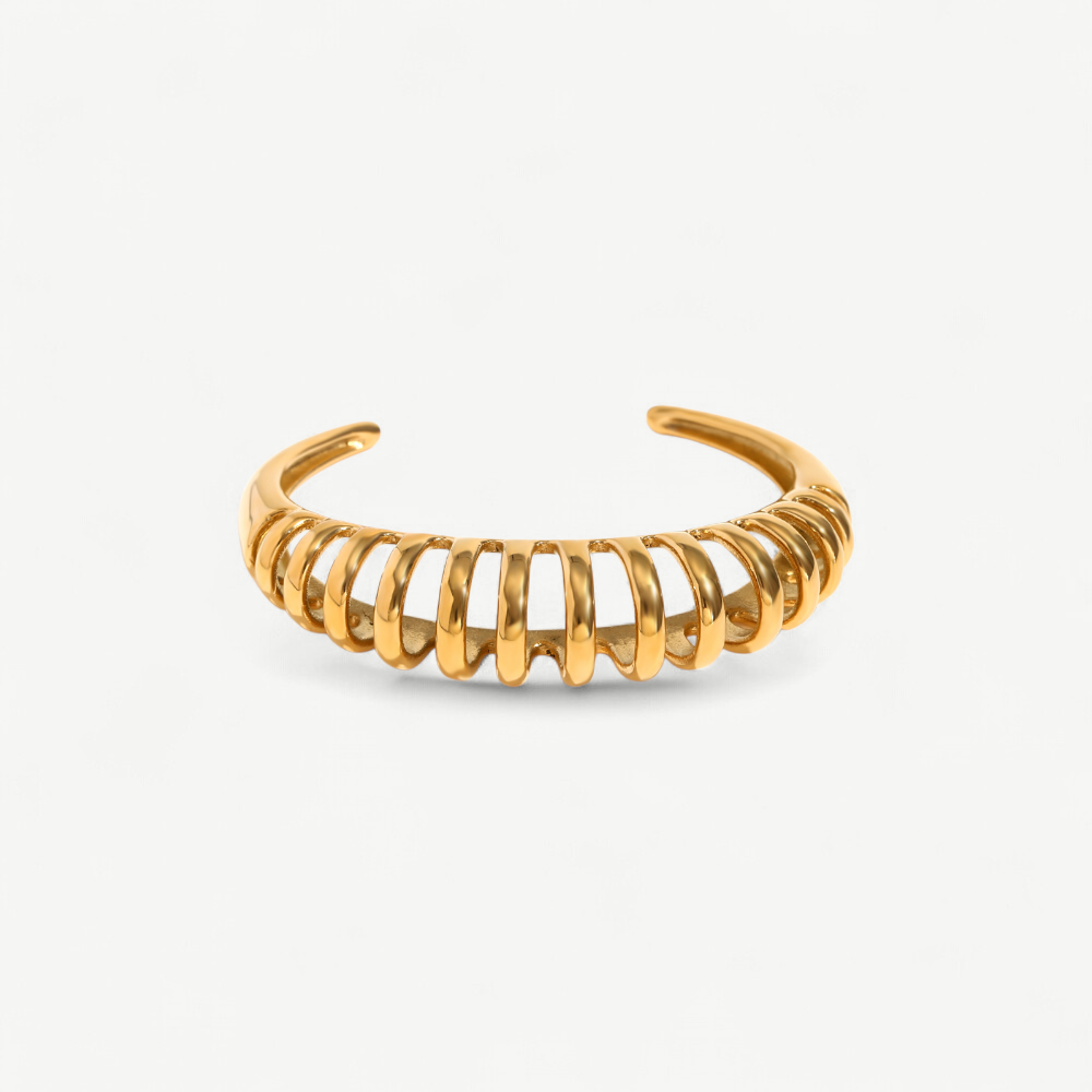 Openwork Ribbed Cuff